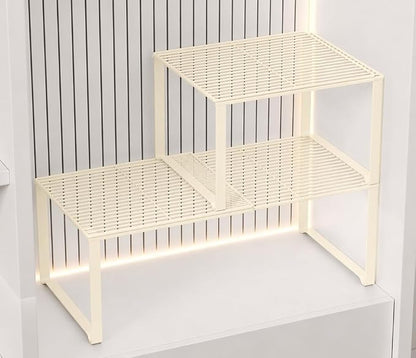 Extendable Metal Wire Shelf Organizer by HGZBS
