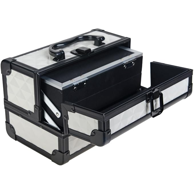 SHANY Chic Makeup Train Case Cosmetic Box Portable Makeup Case Cosmetics Beauty - Image 6