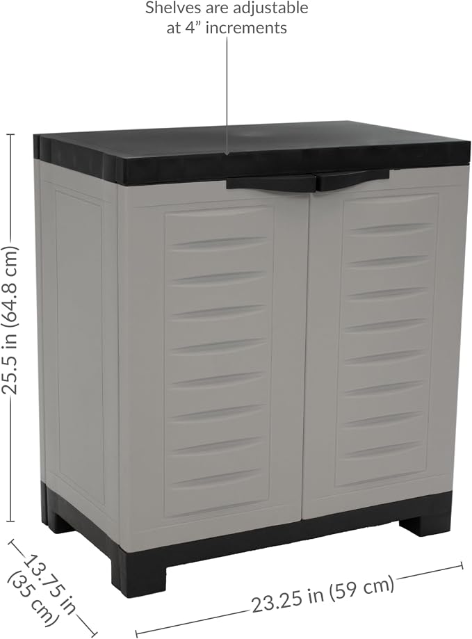 Sunnydaze 25.5" Garage Storage Cabinet - Image 3