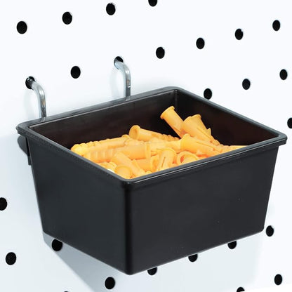 Pegboard Hooks with Bins, Peg Locks, - Image 5