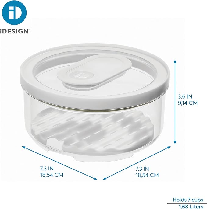iDesign Small Round Fridge Produce Bin - Image 7