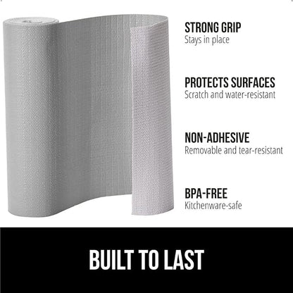 GORILLA GRIP DripGuard Shelf Liner, Non-Adhesive Drawer and Kitchen Cabinet - Image 2