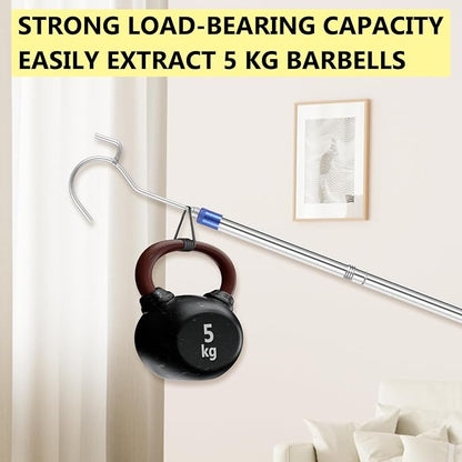 Clothes Hook Pole, Clothes Hanger Reaching Hook - Image 5