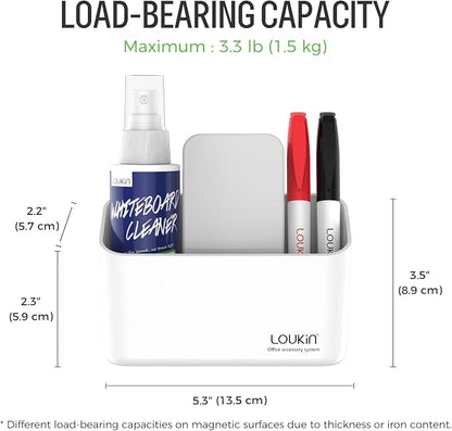 loukin Magnetic Marker Holder Set, Dry Erase Marker Holder, Dry Erase Accessory - Image 5