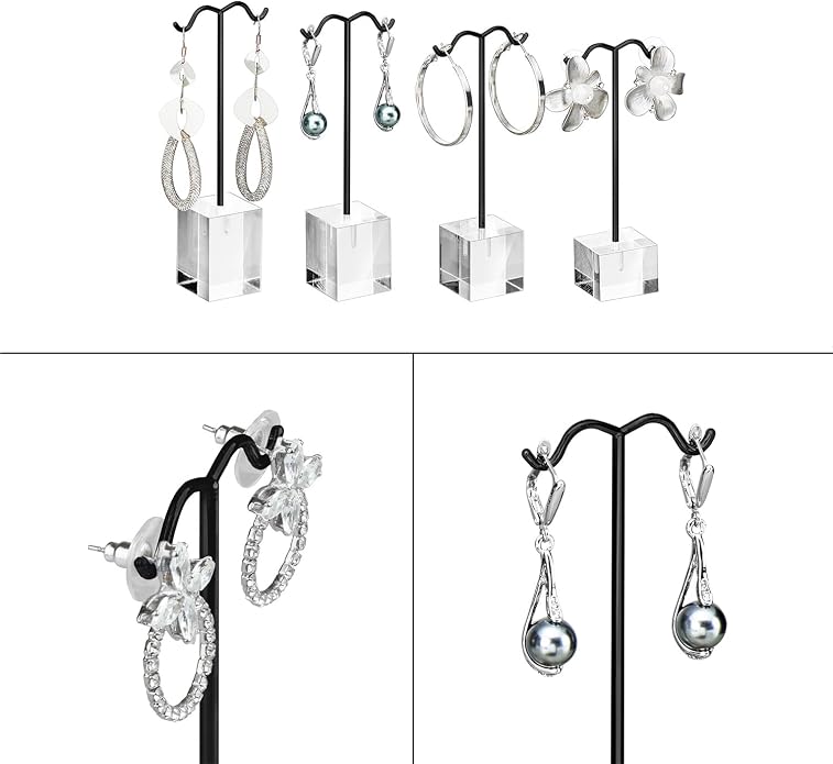MOOCA Jewelry Display Set, Necklace Display Bust, Earring Organizer, Ring - Image 6