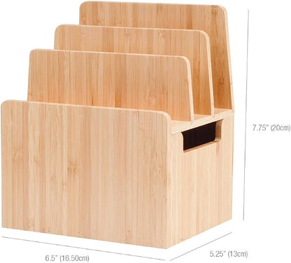 MobileVision Bamboo Charging Station & Compatible Apple Watch Adapter Combo - Image 5