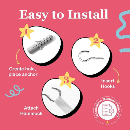 Stuffed Animal Hammock XL 2 Pack | Corner Stuffed Animal Storage & Plushie Net - Image 5
