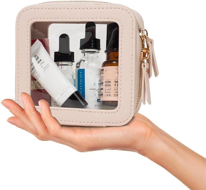 Travel Clear Makeup Bag Set, TSA Approved Cosmetic Bag Case - Image 6