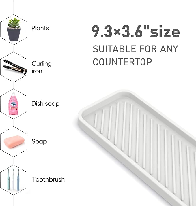 EG-SIPRO Kitchen Sink Organizer Tray, Sponge Holder - Image 5