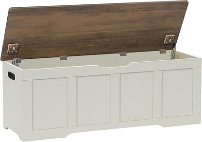 Timberer 47.2" Wooden Storage Chest, Extra Large Storage Trunk | Storage Bench by Timberer
