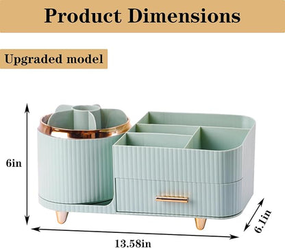 Rotating Makeup Organizer for Vanity - Image 3
