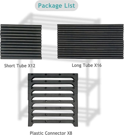 Autonomier 4 Tier Extra Small Shoe Rack, Narrow Stackable Shoe Shelf - Image 7