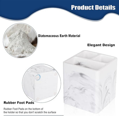 Diatomite Toothbrush Holders Tooth Brush Organizer - Image 4
