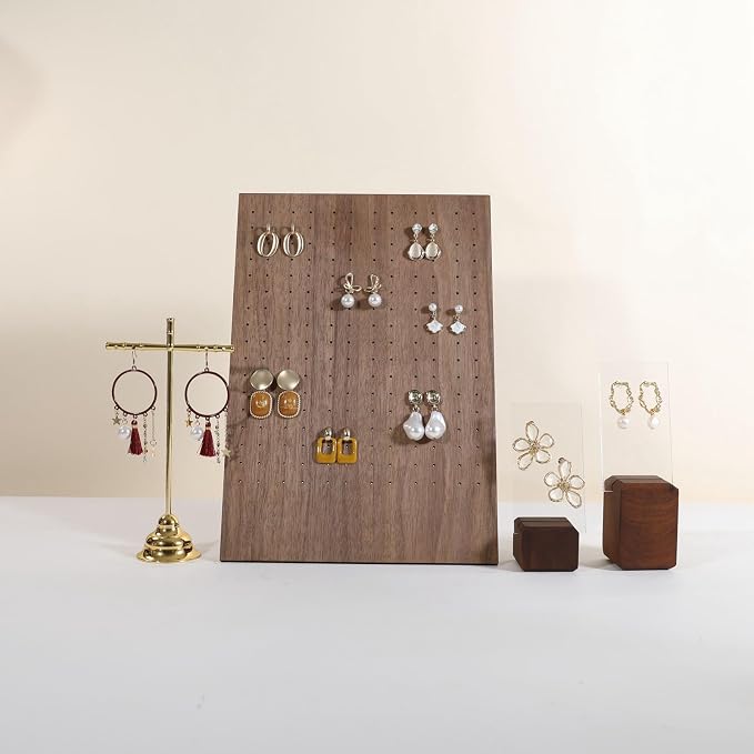 GemeShou Walnut earring display stand - Image 5