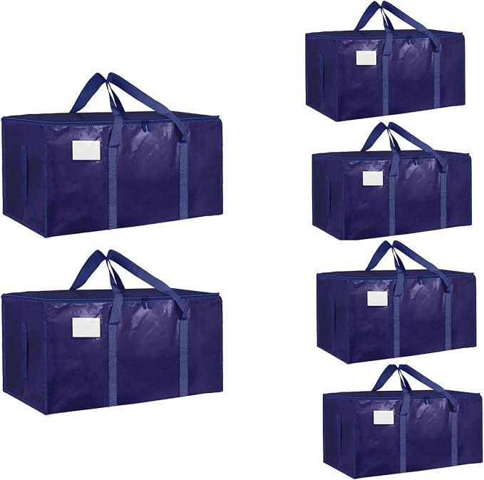 6 Pack-Extra Large Heavy Duty Moving Bags by Unknown