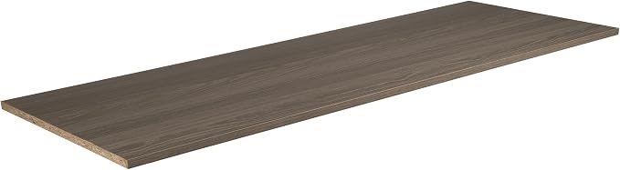 ClosetMaid SuiteSymphony Wood Top Closet Shelf, 48-Inch Wide, Graphite Grey by Unknown