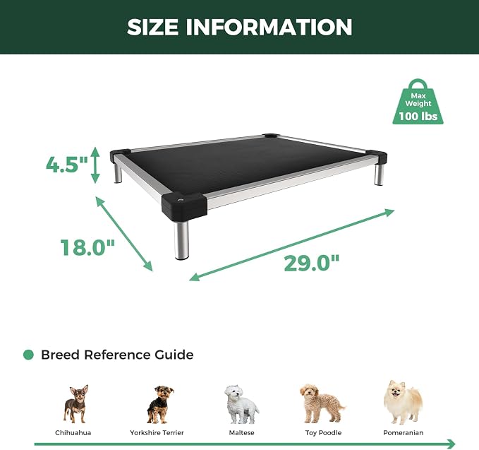 FXW TitanNest Chew-Proof Elevated Dog Bed, Raised Cot - Image 7