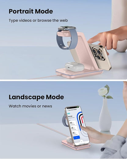 3 in 1 Wireless Charging, Wireless Charger Stand - Image 3