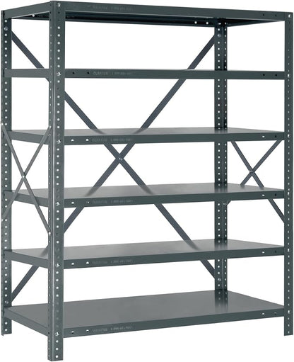 Quantum Storage Systems 39-1836-6 IRONMAN Solid Heavy Duty 6 Shelves 39" H x by QuantumStorageSystems