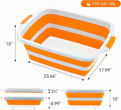 Collapsible BBQ Prep Tub with Cutting Board - Image 4