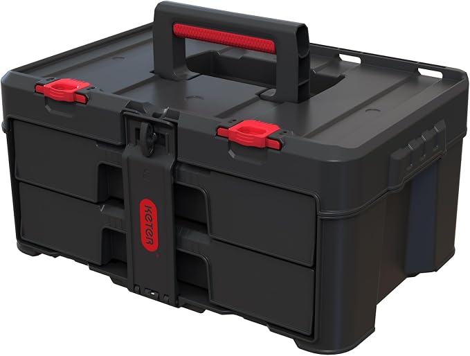 Keter Stack-n-Roll Two Drawer Tool Box by Unknown