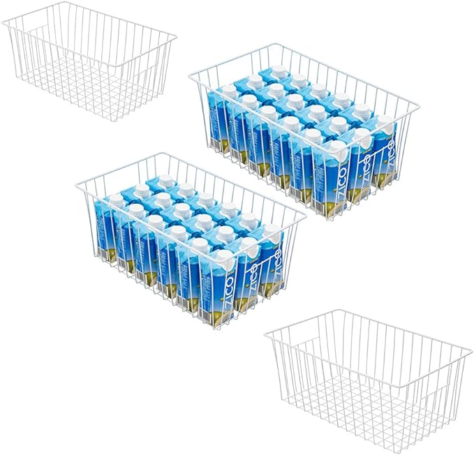 16inch Upright Freezer Organizer Baskets by Y.Z.Bros