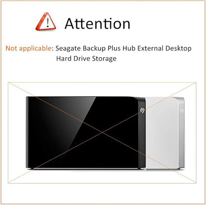 BOVKE Hard Drive Case for WD Elements My Book Seagate Expansion Desktop - Image 7