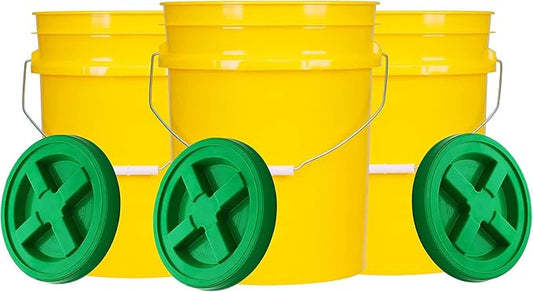 House Naturals 5 Gallon Made in USA Food Grade Plastic Bucket by House+Naturals