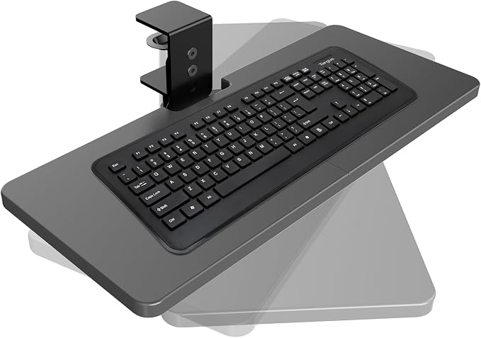 Large Under Desk Rotatable Computer Keyboard and Mouse Tray, 23 x 10 inch Extra by Unknown