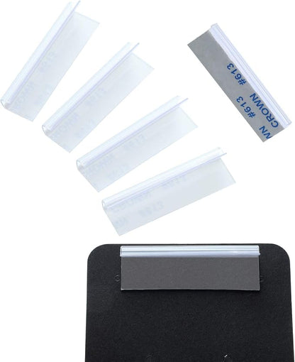150 Pieces Earring Card Adapter Self-Adhesive Lip Adapter Plastic Lip Hanger by Boao