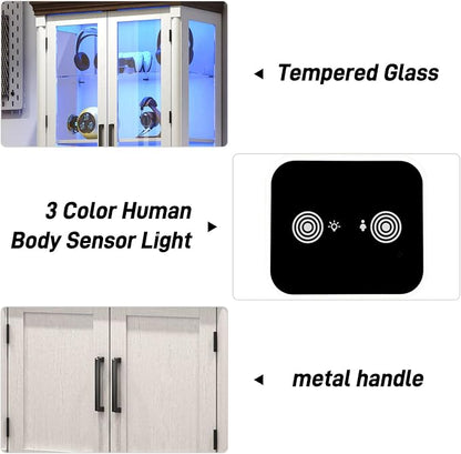 St.Mandyu 71" Tall Display Cabinet - Image 5