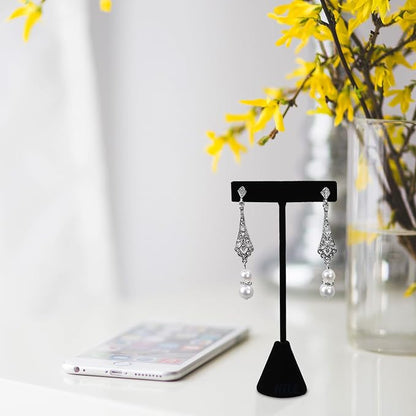 Ikee Design 6 Pcs Set Premium T- Shape Style Earring Display Stand, Earring - Image 7