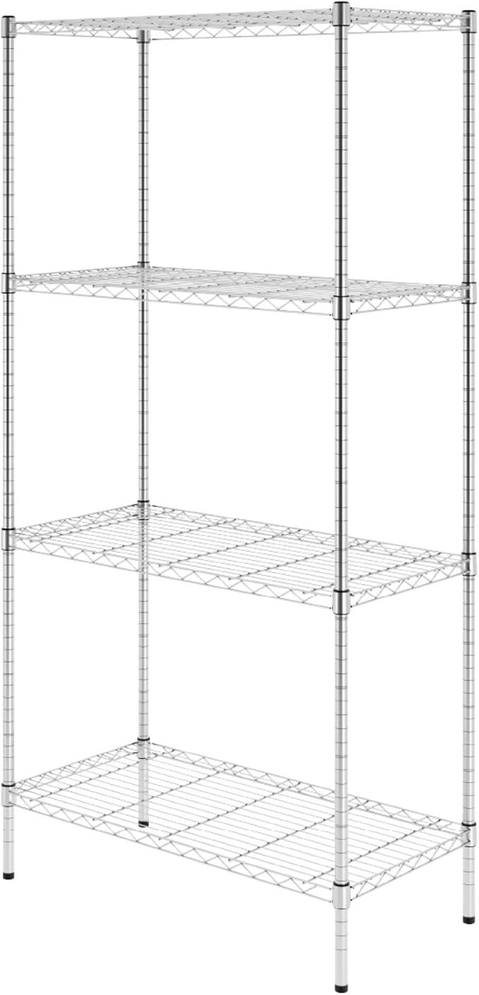 SafeRacks - NSF Certified Storage Shelves, Heavy Duty Steel Wire Unit by SafeRacks