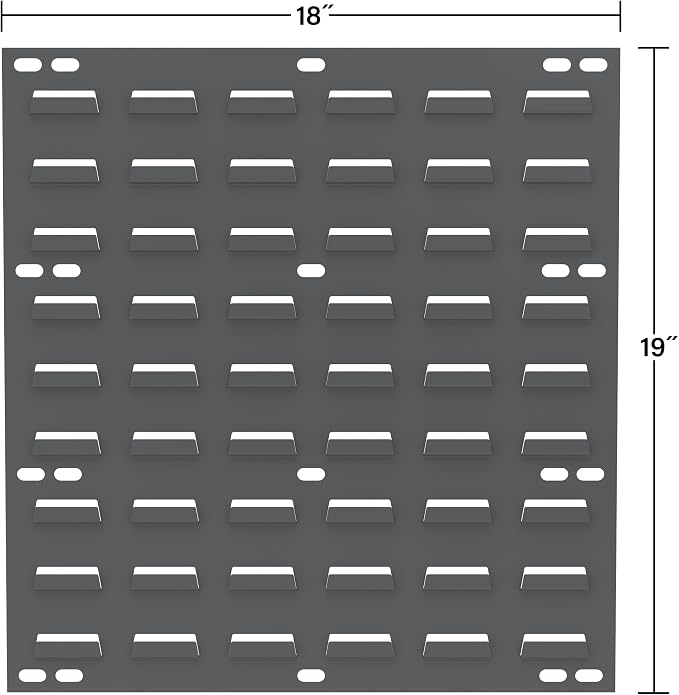 Akro-Mils 30618 Louvered Steel Wall Mount Panel Garage Organizer - Image 5