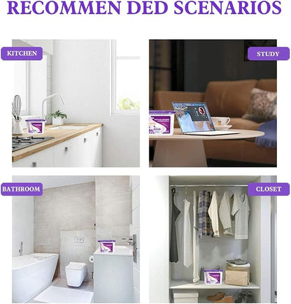 CANAGER Lavender Vanilla, Fresh Scent, Moisture Absorber Box, Odor Eliminator - Image 7