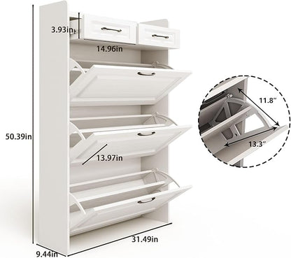 Shoe Cabinet Storage for Entryway - Image 2