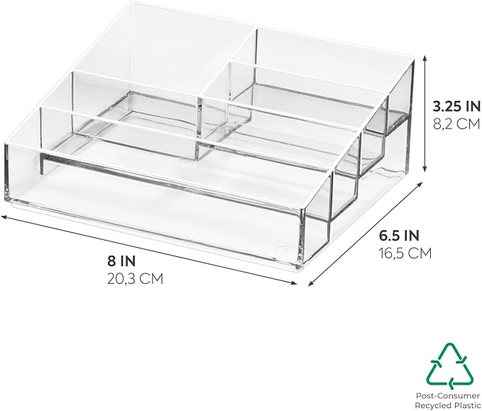 iDesign The Sarah Tanno Collection Plastic Cosmetics and Nail Polish Organizer - Image 2