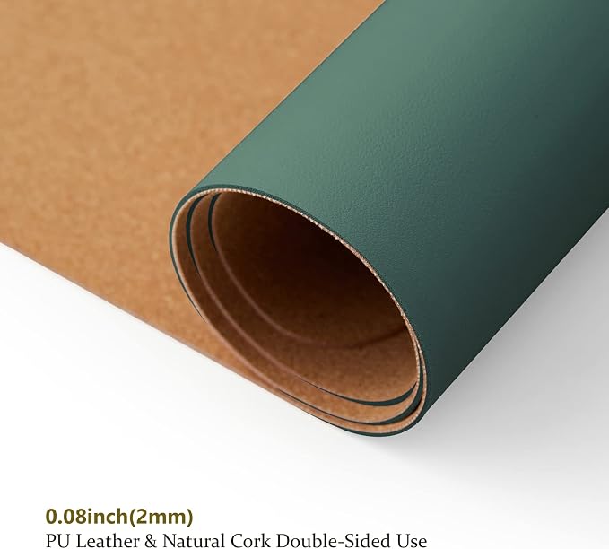 Cork Desk Mat - Small Dual-Sided Desk Pad - Image 3