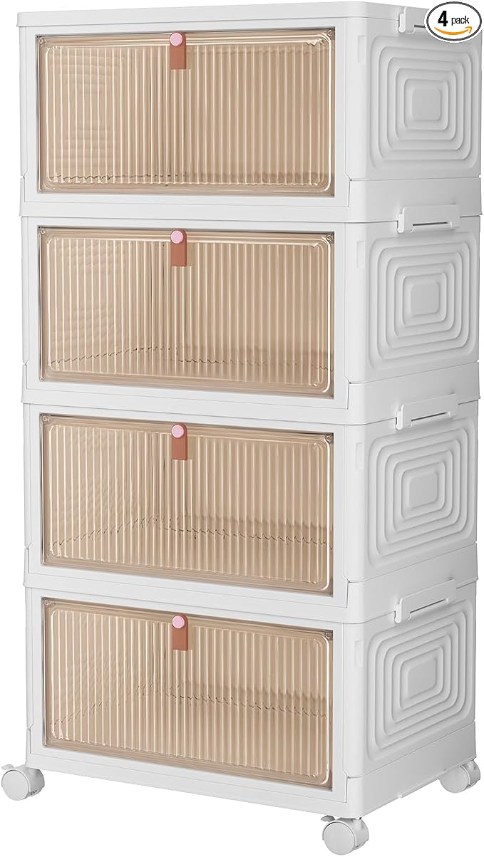 CTSNSLH 4 Tier Plastic Storage Bins by CTSNSLH