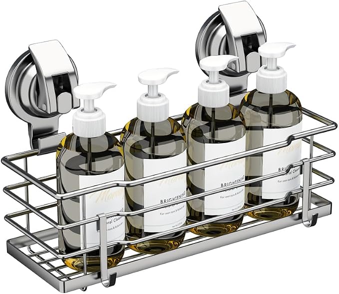 TESOT Suction Cup Shower Caddy, Shower Shelf Soap Dish - Image 3