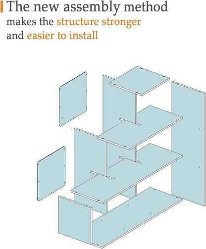 Ladder Cube Storage Bookcase - Image 7