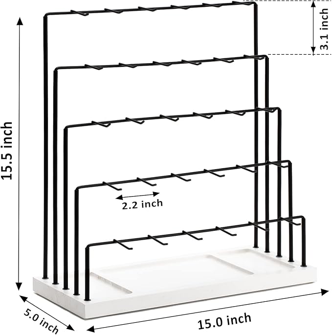 DGWJSU Earring Display Stands for Selling, Earring Rack Display Holder Stand - Image 6