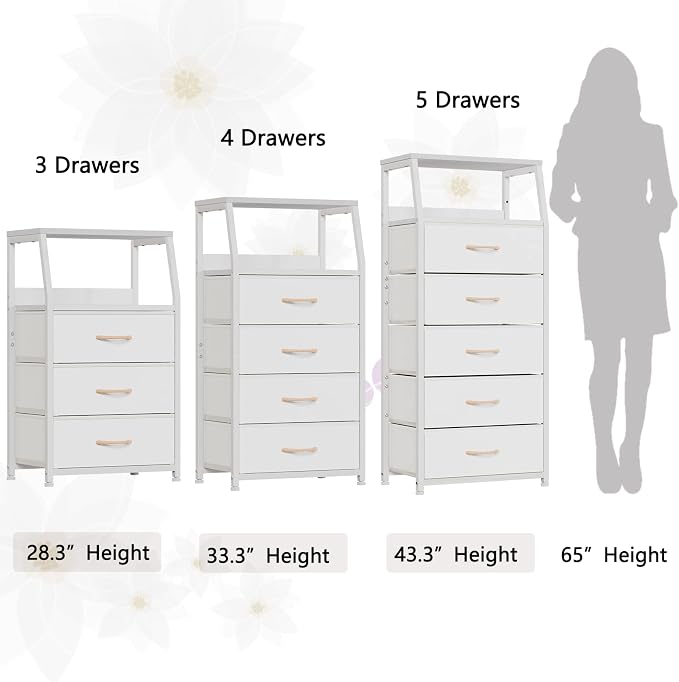 Furnulem White Night Stand - Image 7