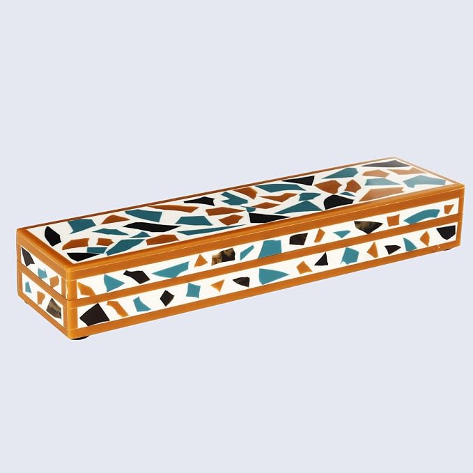 Handicrafts Home Decorative Remote Holder Box 10x2.5 – Slim Organizer Box - Image 7