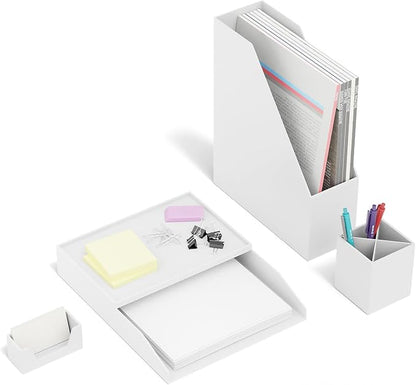 TRU RED Plastic Magazine File, 2‑Pack – Vertical Desktop Organizer - Image 3