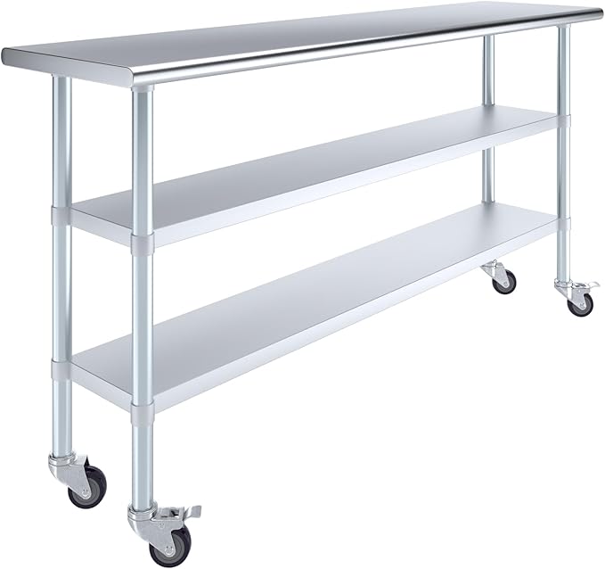 AmGood Stainless Steel Work Table by AmGood