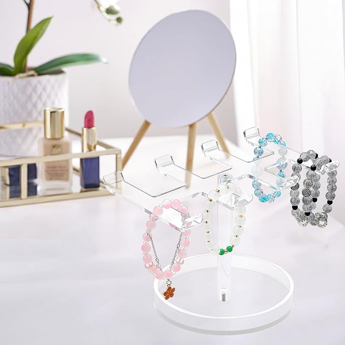 Bigfety Bracelet Holder Organizer, Acrylic Bracelet Display Stand - Image 7