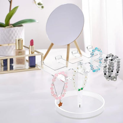 Bigfety Bracelet Holder Organizer, Acrylic Bracelet Display Stand - Image 7
