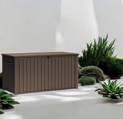 Outdoor Storage Box with Lockable Lid - Image 6