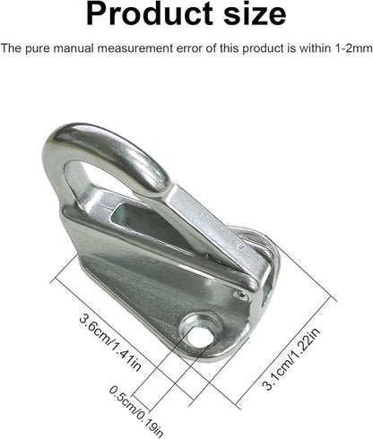 soujkooy 4 Pcs Fender Hanger Strong 316 Stainless Steel Safety Heavy Hook - Image 2
